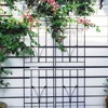 4 Pack Metal Garden Trellis 71" x 17.7" Rustproof Trellis for Climbing Plants Outdoor Flower Support Black - 3 of 4