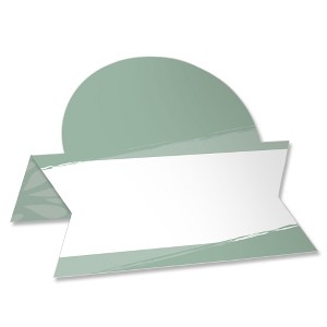 Big Dot of Happiness Sage Green Elegantly Simple - Guest Party Favors Tent Buffet Card - Table Setting Name Place Cards - Set of 24 - 1 of 4