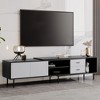 Bella Depot 70.8'' TV Stand for 80'' TV with 2 Doors, Entertainment Center with Large Storage Cabinet for Living Room, Bedroom - 2 of 4