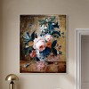 Art Remedy Jan van Huysum - A Delft Vase with Flowers Vintage Classic Roses Wall Art Framed - 2 of 4