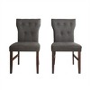 ChaletPosh Brown Wooden Dining Chair - 3 of 4