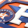 Houston Astros World Series Champions 3D Metal Artwork – Hex Head Art