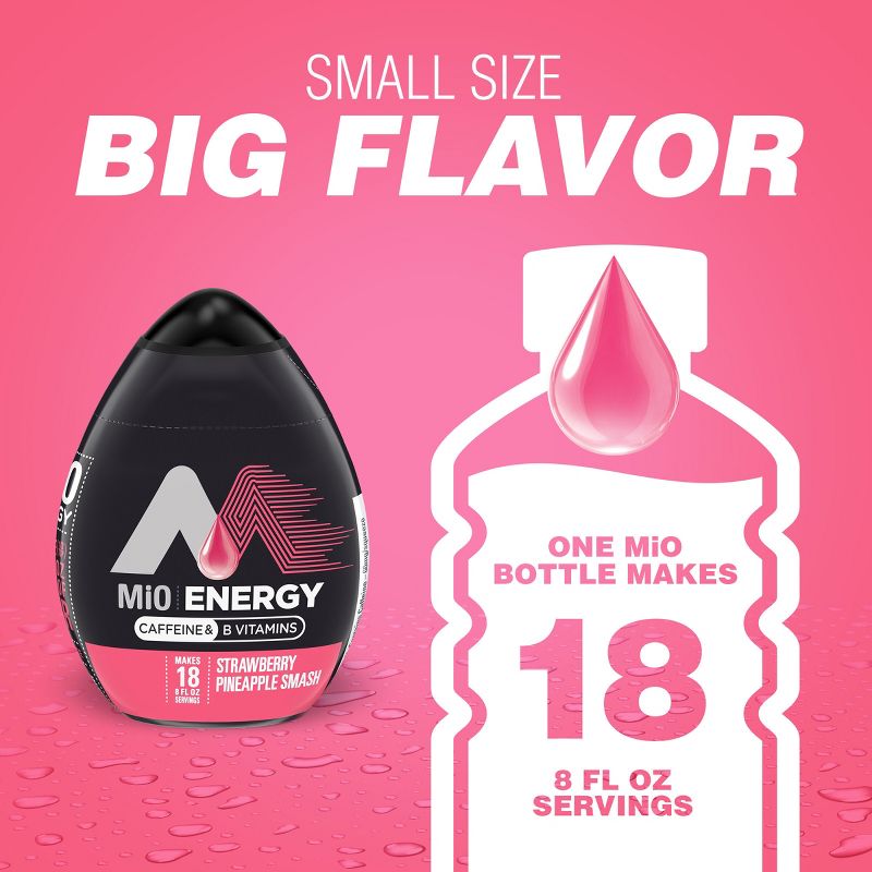 MiO Energy Pineapple Strawberry Liquid Water Enhancer - 1.62 fl oz Bottle, 5 of 13