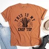 Simply Sage Market Women's This Is My Crop Top Short Sleeve Garment Dyed Tee - 3 of 4