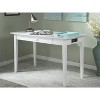 AFI Furnishings Shaker Desk with Drawer and Charging Station in White - 2 of 4