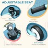 Vynxaria Kids Blance bike for Toddlers Age 2-5 with Adjustable Seat, Toddler Bike for Children with Basket, Bell, Handlebar Grips, Blue - 4 of 4