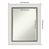 Amanti Art Ellie Beveled Framed Bathroom Vanity Wall Mirror - 3 of 4