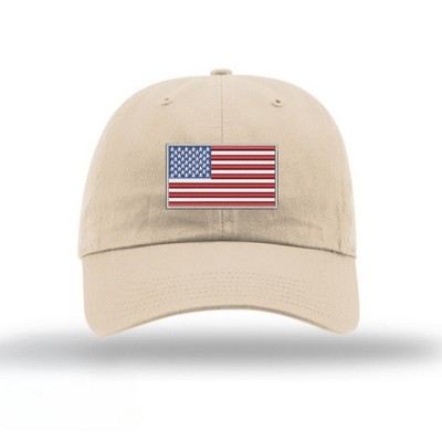 Outside The Wire Outside The Wire American Flag Unstructured Hat, Beige ...