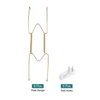 Unique Bargains Stainless Steel Invisible Design Tip Protector Wall Plate Hangers - 4 of 4