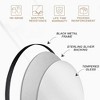 Dovelina Round Aluminum Framed Bathroom Vanity Mirror Hanging Mirror（Set of 2) - 4 of 4