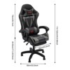 YIYIBYUS Gaming Chair, Adjustable Swivel Task Chair, Ergonomic Computer Chair - 4 of 4