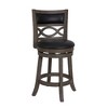 New Classic Furniture,New Classic Manchester Gray Wood Swivel Counter Stool With Pu Seat (Set Of 2) - 2 of 4