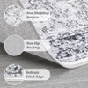 COZONY Vintage Floral Carpet Mat Rug, Washable Non-Slip Low Pile Runner for Hallway Kitchen Entryway Bedroom - 2 of 4