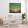 Stupell Industries Girl Following Bird Yellow Dress Vivid Green Landscape Canvas Wall Art - 2 of 4