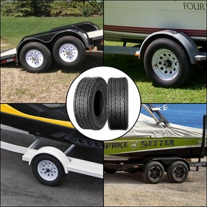 Trailer Tires - Set of 2 ,for Heavy Load Travel, Camper, Cargo, Utility, Boat & Farm Trailers - 1 of 4