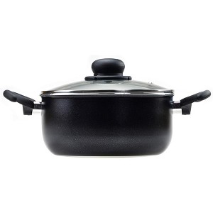 RAVELLI Italia Linea 30 Non Stick Dutch Oven with Glass Lid (5 Quart) - 1 of 4