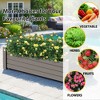 Lirago,17.72"D*43.31"W*12.6"H,Self-Watering Raised Garden Bed - Large Capacity Planter with Built-in Water Reservoir - 4 of 4