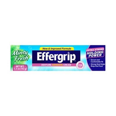 Effergrip Denture Adhsive Size 1.5 Oz