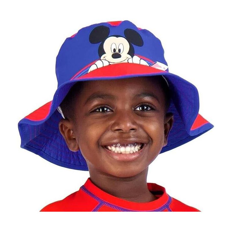 Disney Mickey Mouse Boys Bucket Hat, Sun Hat for Toddlers/Little Boys Ages 3-8 Years, 2 of 3