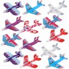 Joyfy 35 Packs Valentines Day Foam Airplanes Greeting Cards for Kids Valentine’s Party Favor - 3 of 4