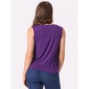 Allegra K Women's Sleeveless Cowl Neck Lightweight Casual Blouse - 3 of 4