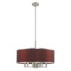 Livex Lighting Park Ridge 6 - Light Chandelier in  Brushed Nickel - 4 of 4