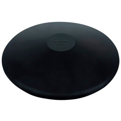 Champion 1.6 kg Rubber Practice Discus, Black