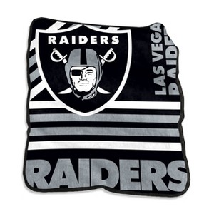 NFL Las Vegas Raiders Raschel Throw Blanket - 1 of 1