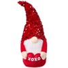 The Lakeside Collection Valentine's Day Gnome Plush Shelf Sitter with Sequin Hat - 2 of 2