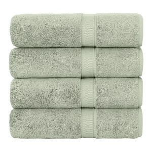 Linum Home Textiles 100% Turkish Cotton Sinemis Terry Bath Towels (Set of 4) - 1 of 3