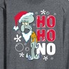 Men's - SpongeBob SquarePants - Ho Ho No Long Sleeve Graphic T-Shirt - 2 of 4