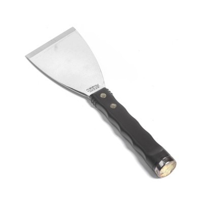 Nisaku Japanese Stainless Steel Scraper Knife with Hammer End, 3-Inch Blade.