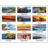 Seascape Panoramic Desk Pad Seascape Panoramic Photography 22 x 17 White Sheets Clear Corners 12-Month (Jan-Dec): 2025 - 4 of 4