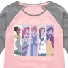 Girls' - Disney - Be True To Your Heart Shirt Tail Raglan Graphic T-shirt - 2 of 3