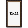 PosterPalooza | Modern Shadow Box 1" Depth Brown Picture Frame - UV Acrylic, Backing, Hanging Hardware - 2 of 4