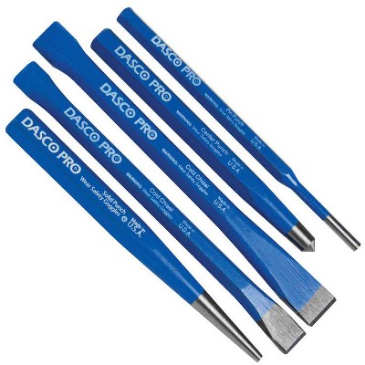 Dasco Pro High Carbon Steel Punch And Chisel Set 5 Pc : Target