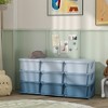 Qaba Kids Storage Unit Dresser Tower with Drawers Chest Toy Organizer for Bedroom Nursery Kindergarten Living Room for Boys Girls - image 2 of 4