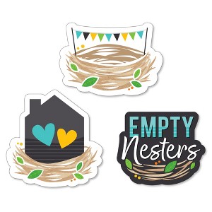 Big Dot of Happiness Empty Nesters - DIY Shaped Empty Nest Party Cut-Outs - 24 Count - 1 of 4