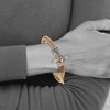 Black Bow Jewelry Stainless Steel, Black or Tan Suede Leather Snake Wrap Bracelet, 16 In - 3 of 4