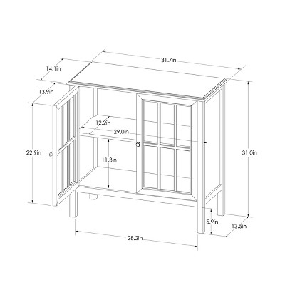 target windham 2 door cabinet