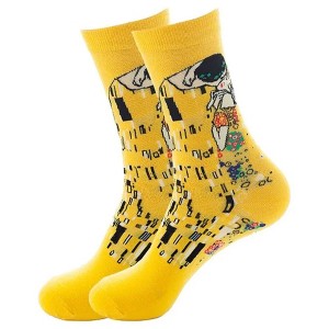 The Kiss Famous Art Socks from the Sock Panda (Men's or Women's Sizes) - 1 of 3