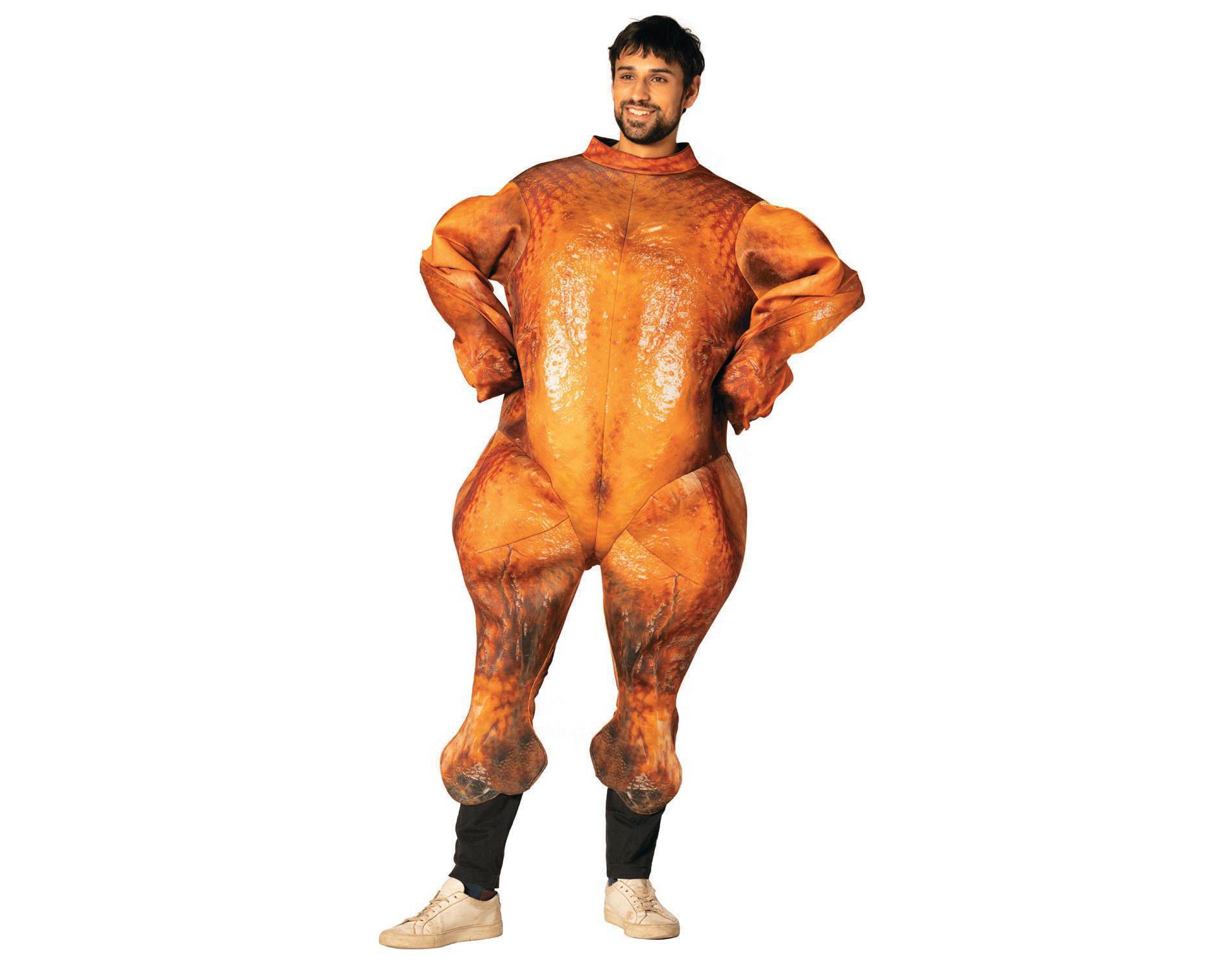 Imposta Costumes Adult Cooked Turkey Costume Bodysuit One Size Brown