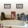 Hot Bath 2-Piece Vignette by Linda Spivey, White Frame - 2 of 3