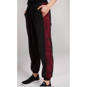 Women's Red Camo Stripe Windbreaker Jogger - TEREZ - 1 of 1