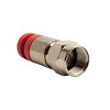 Amphenol TFC-QC2QS-59U-3LC-RED RG59 Coaxial Compression Connector (50 Pack) - 2 of 4