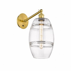 Vaz - 1 Light Arm Adjusts Up and Down Wall Sconce In Industrial Style-9.88 Inches Tall and 8 Inches Wide - 1 of 1