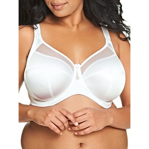 Goddess Women's Keira Side Support Wire-Free Bra - GD6093 50DD White