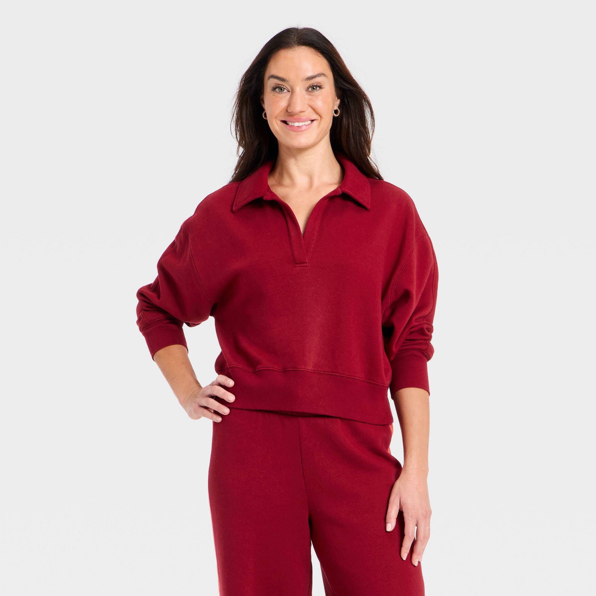 Women's Pullover Sweatshirt - Universal Thread™ Maroon
