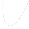 Haus of Brilliance Silver 0.7mm Slim and Dainty Unisex Inch Ball Bead Chain Necklace - 3 of 4