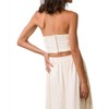 Women's Presley Bandeau Top - line and dot - 2 of 4